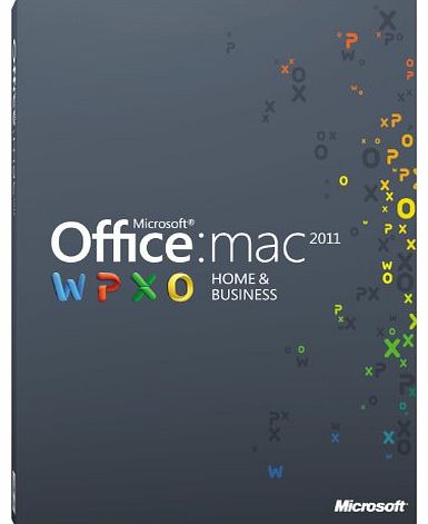 Office Mac 2011 Home and Business 2011 - 1 User [Download]